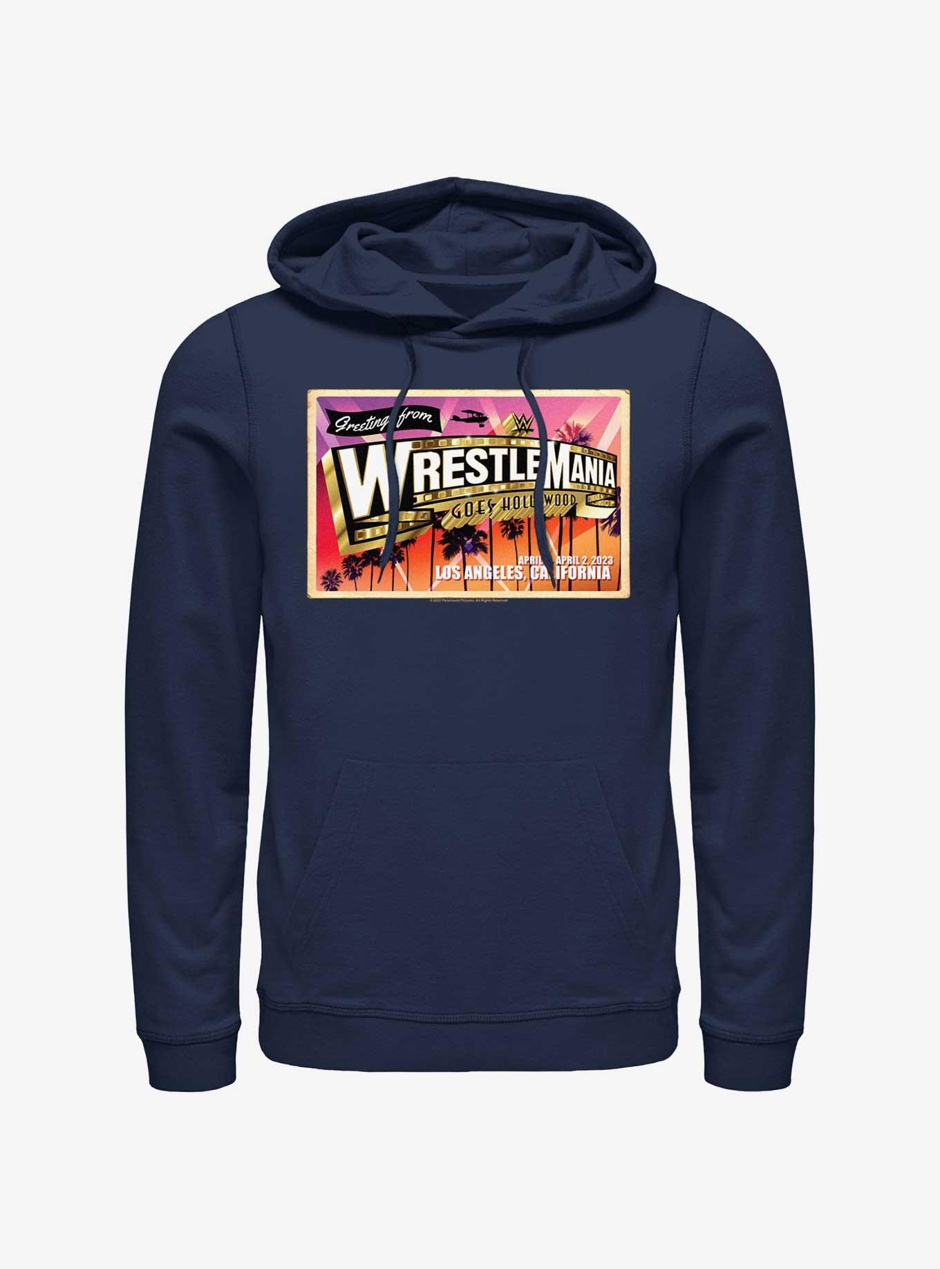 WWE WrestleMania 39 Hollywood Poster Hoodie