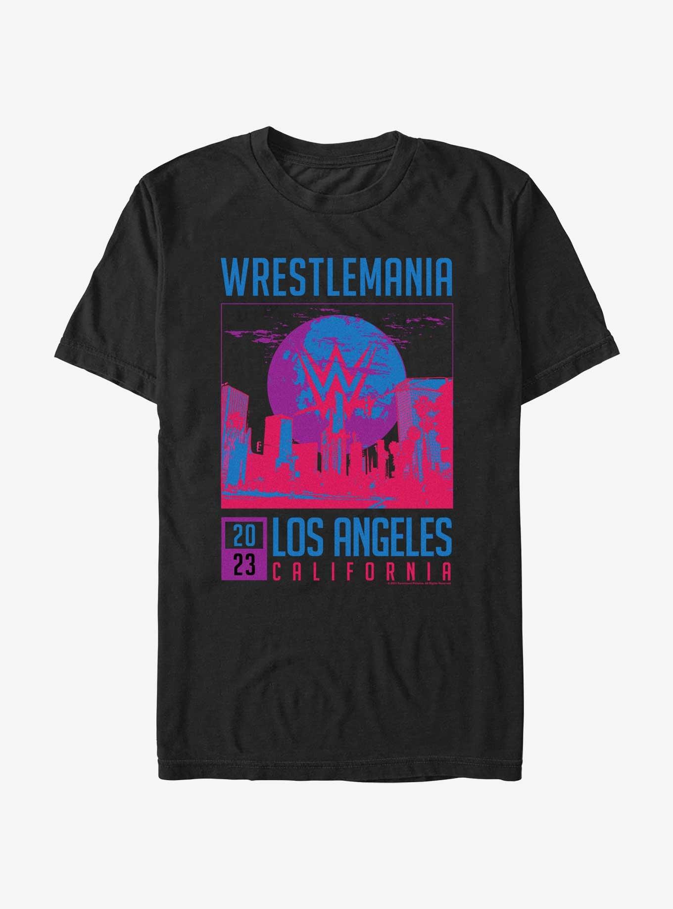 WWE WrestleMania 2023 Los Angeles Poster T-Shirt