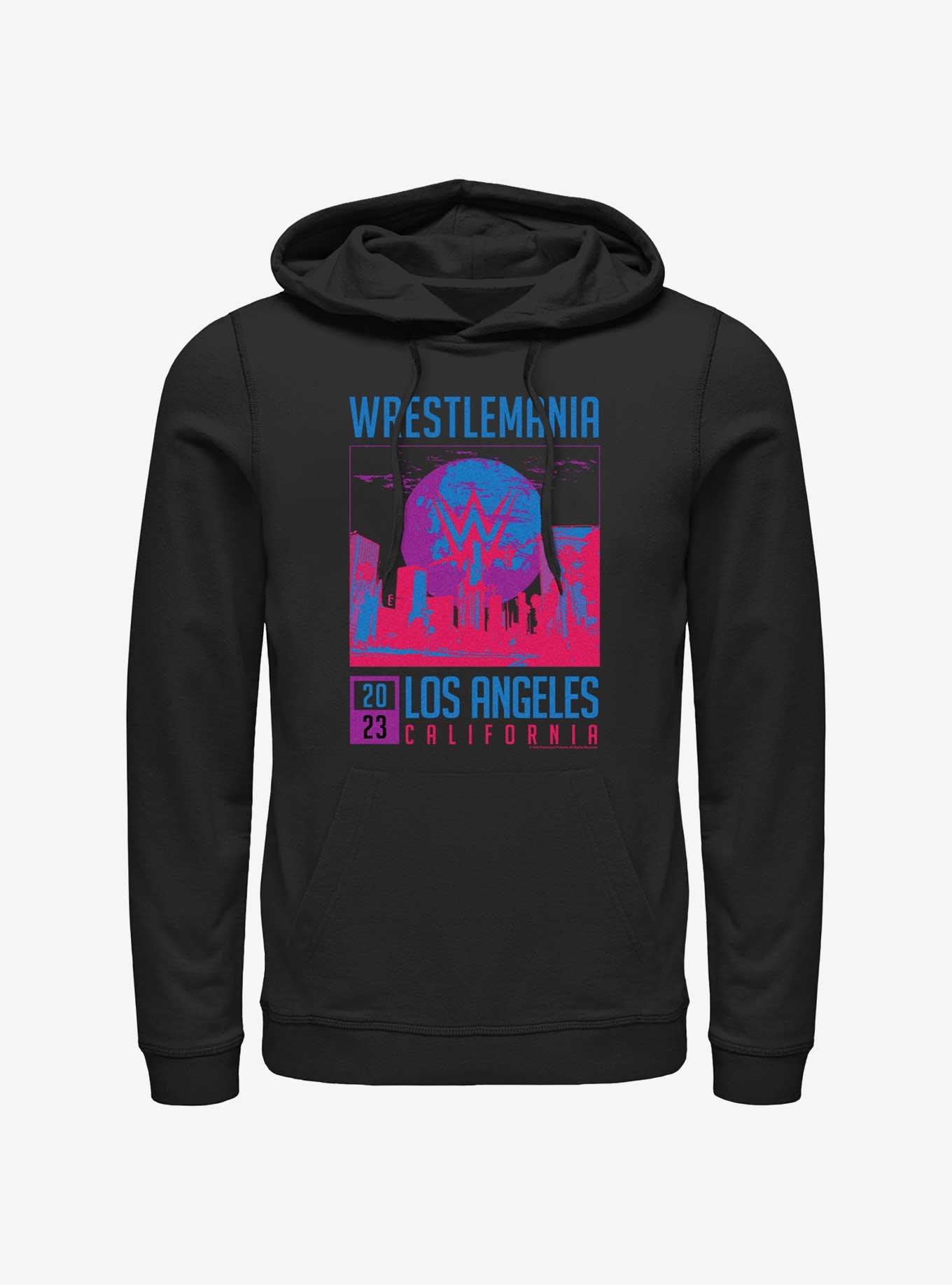 WWE WrestleMania 2023 Los Angeles Poster Hoodie