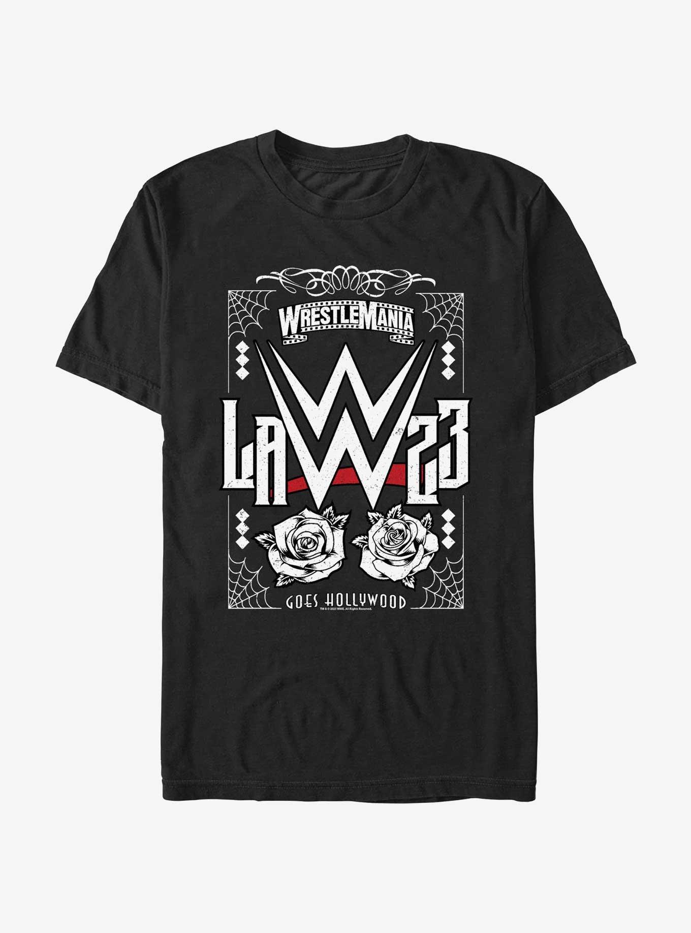 WWE WrestleMania 39 LA 23 Roses T-Shirt