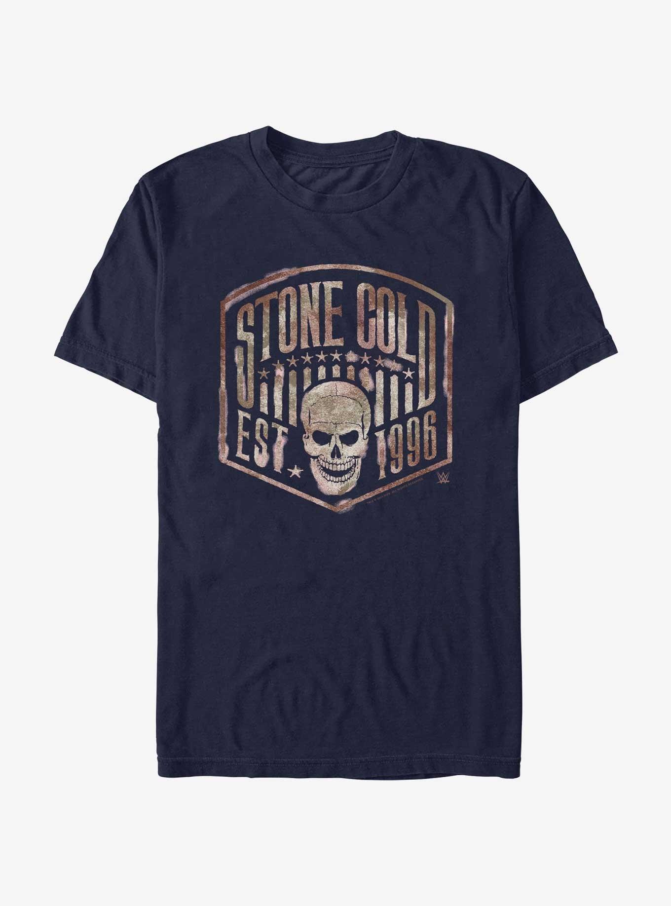 WWE Stone Cold Skull Crest T-Shirt