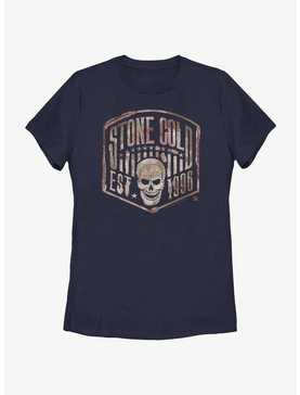 WWE Stone Cold Skull Crest Womens T-Shirt, , hi-res