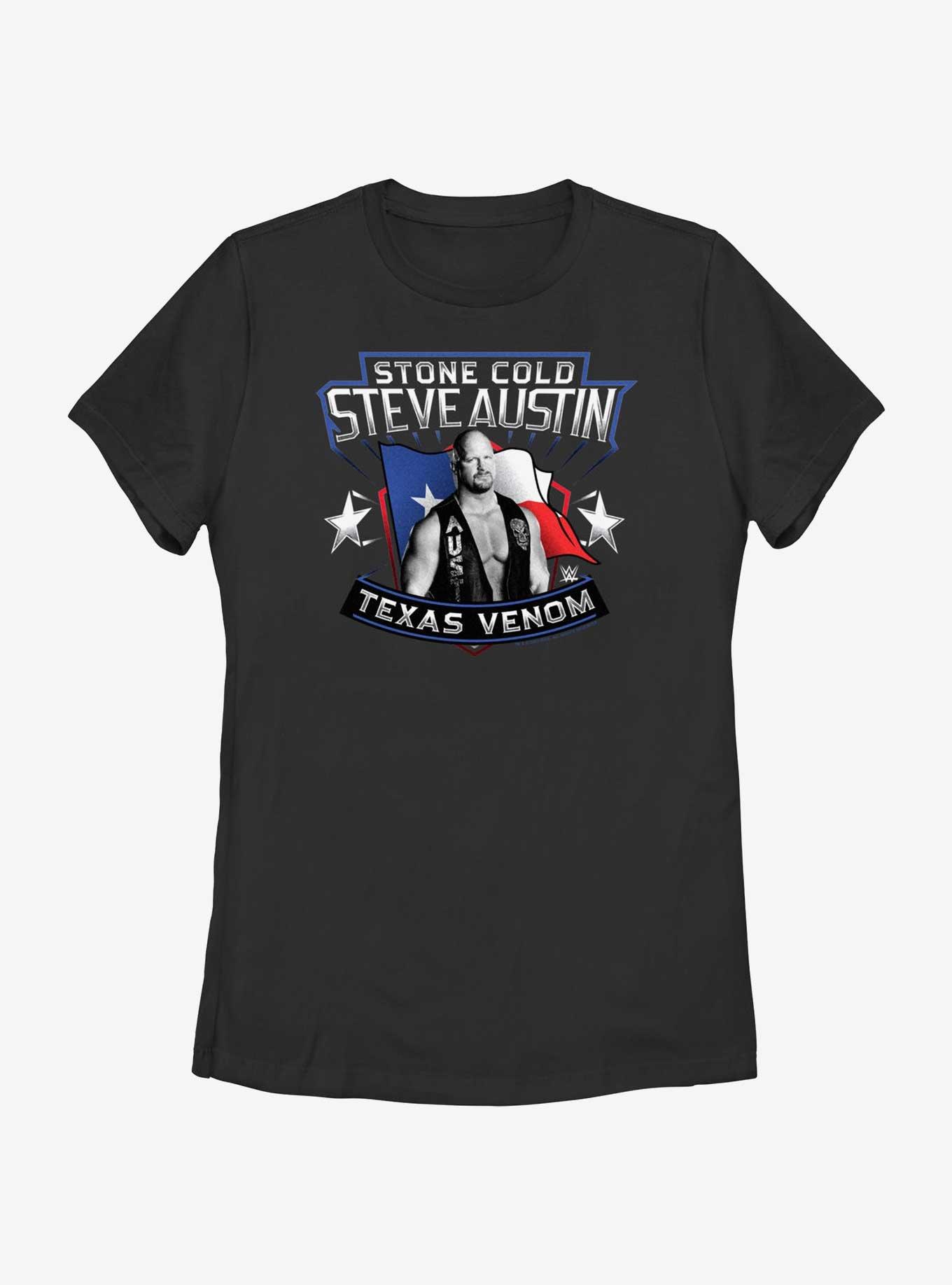 WWE Stone Cold Steve Austin Texas Venom Womens T-Shirt