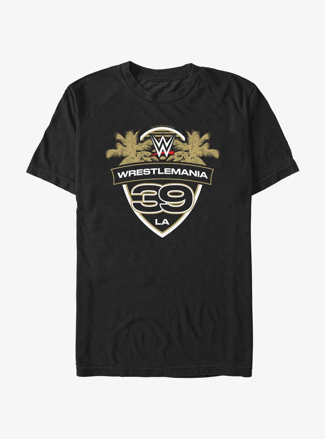 WWE WrestleMania 39 LA Shield Logo T-Shirt