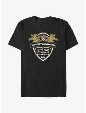 WWE WrestleMania 39 LA Shield Logo T-Shirt, , hi-res