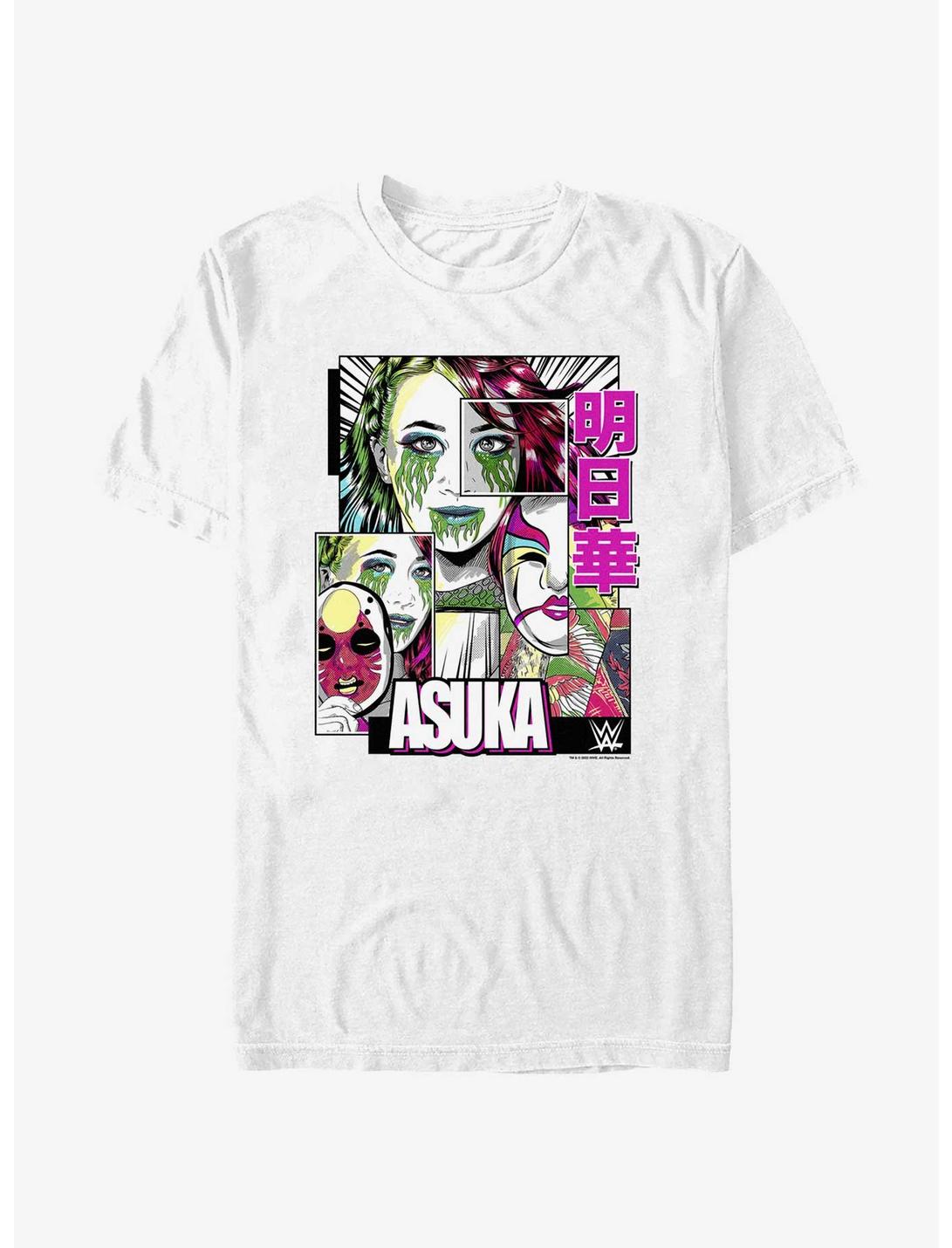 WWE Asuka Comic Book Style T-Shirt, WHITE, hi-res