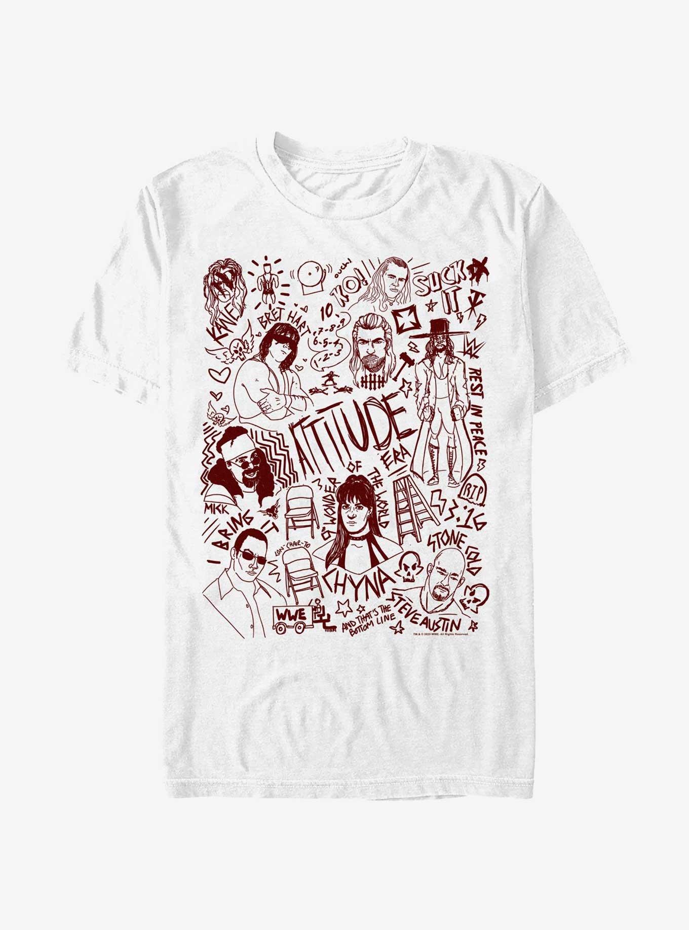 WWE Attitude Era Doodles T-Shirt