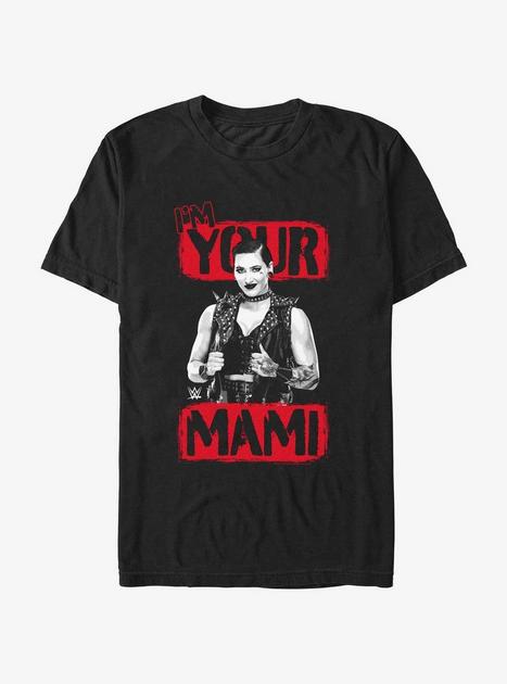 WWE Rhea Ripley I'm Your Mami T-Shirt - BLACK | BoxLunch