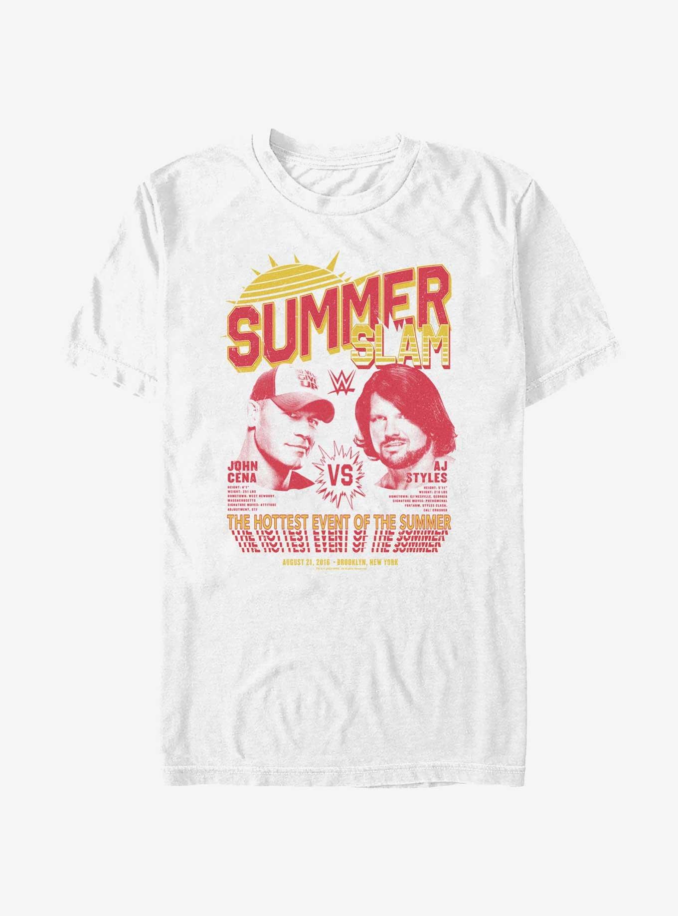 WWE SummerSlam John Cena Vs AJ Style T-Shirt