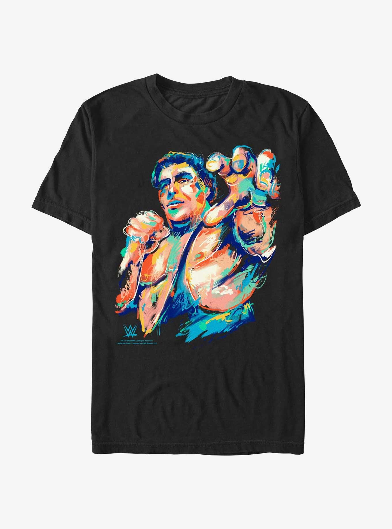 WWE Andre The Giant Paint Style T-Shirt