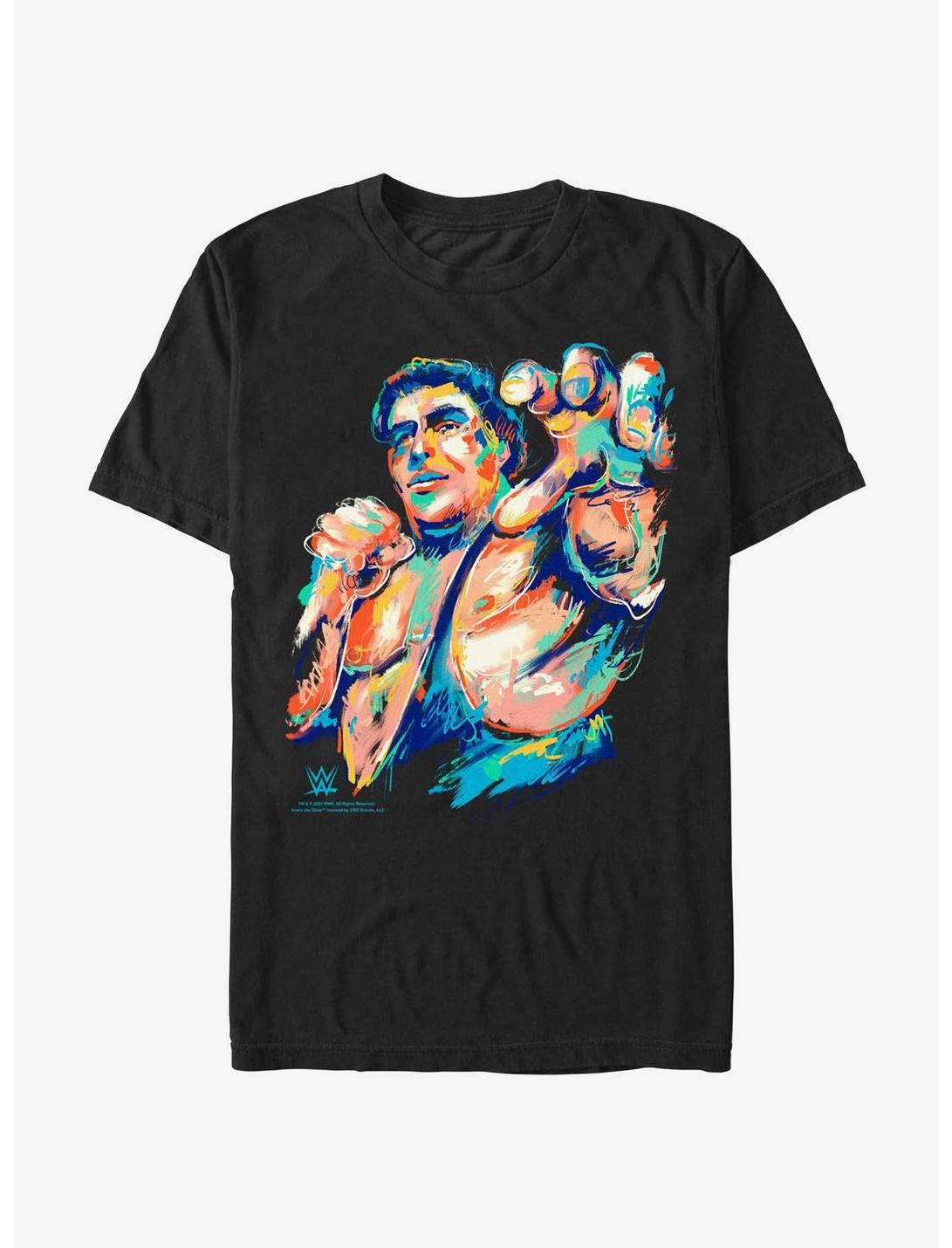WWE Andre The Giant Paint Style T-Shirt, BLACK, hi-res