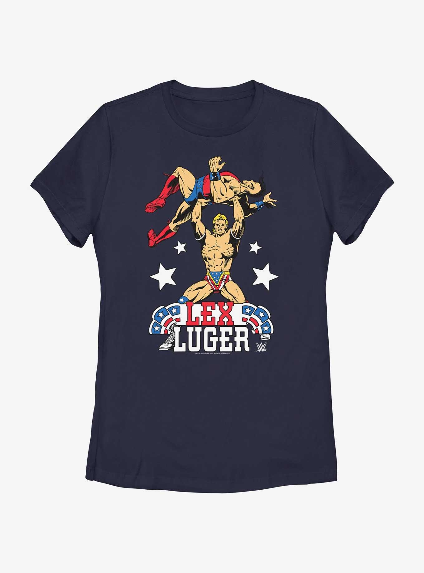 WWE Lex Luger Cartoon Style Womens T-Shirt