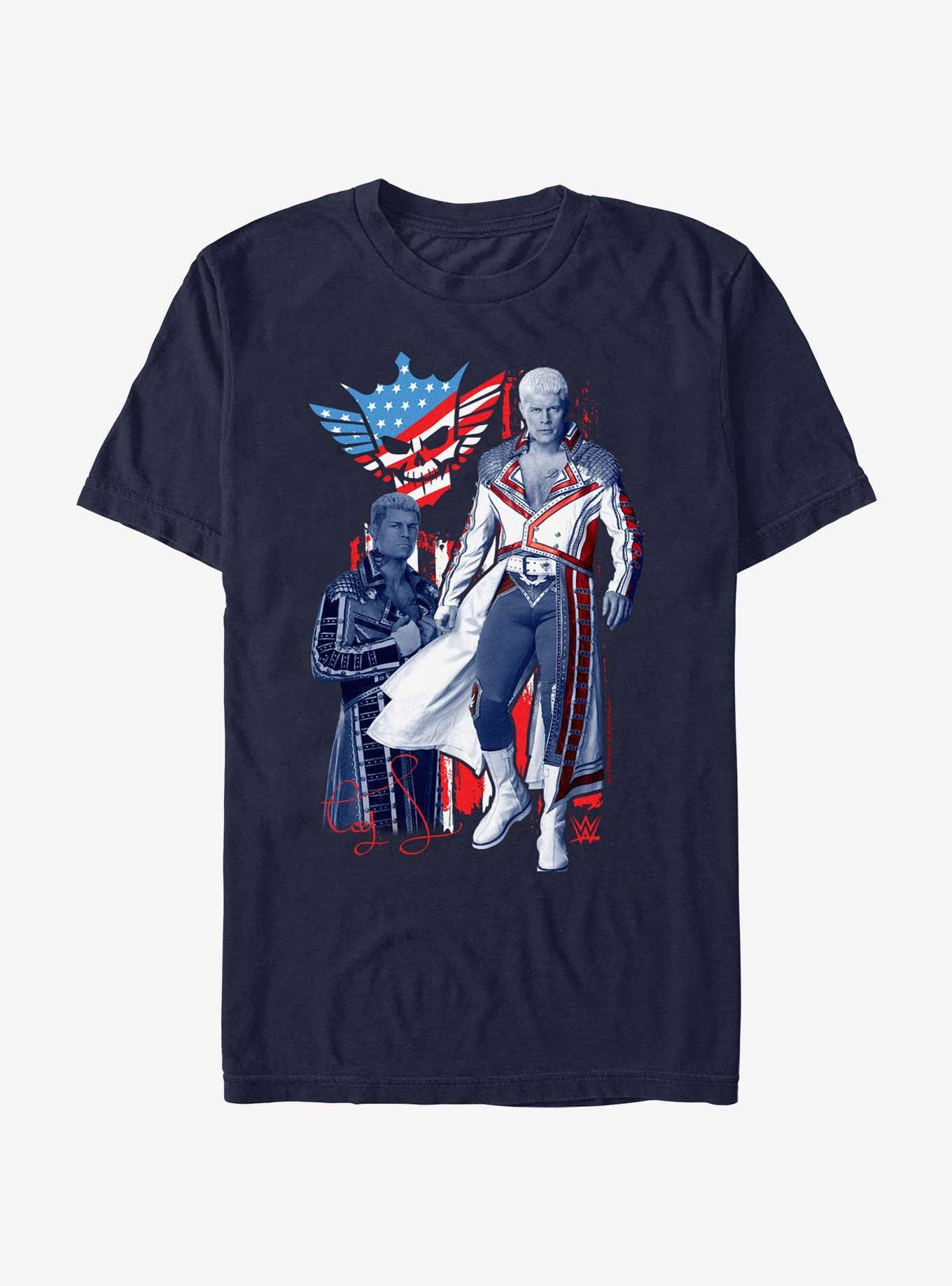 WWE Cody Rhodes Americana Portrait T-Shirt