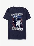 WWE The Undertaker American Badass T-Shirt, NAVY, hi-res