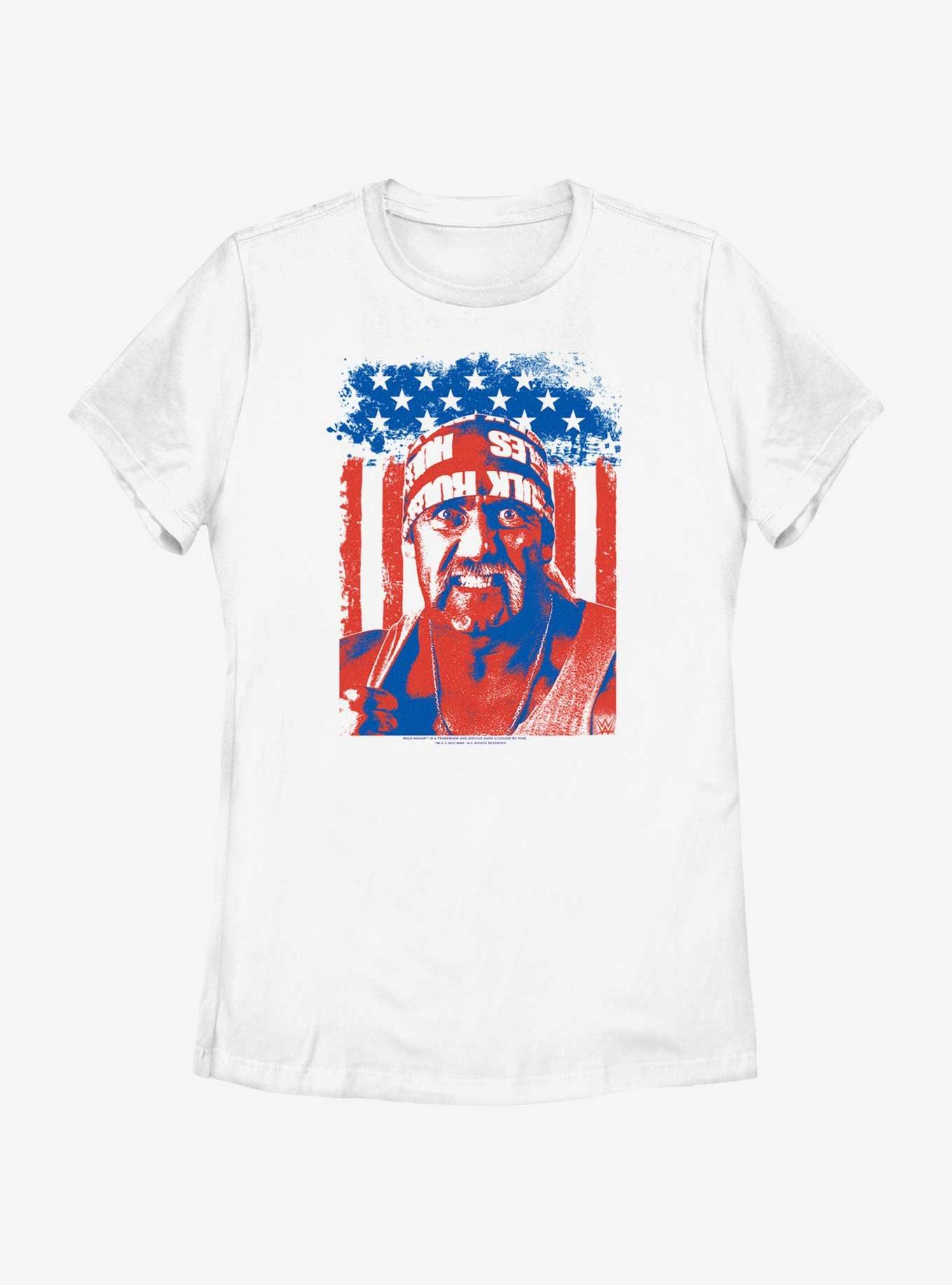 WWE Hulk Hogan Patriotic Womens T-Shirt