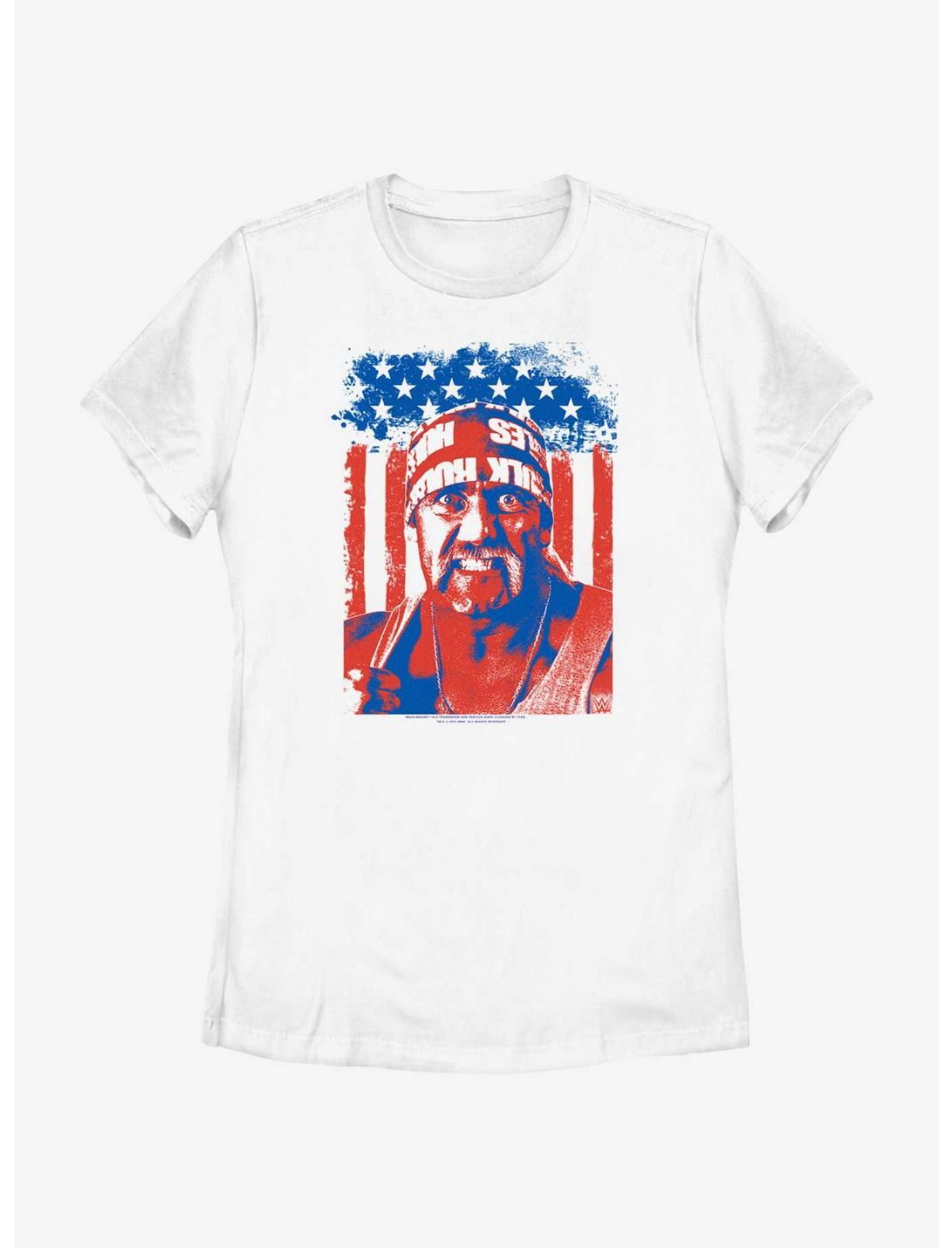 WWE Hulk Hogan Patriotic Womens T-Shirt, WHITE, hi-res