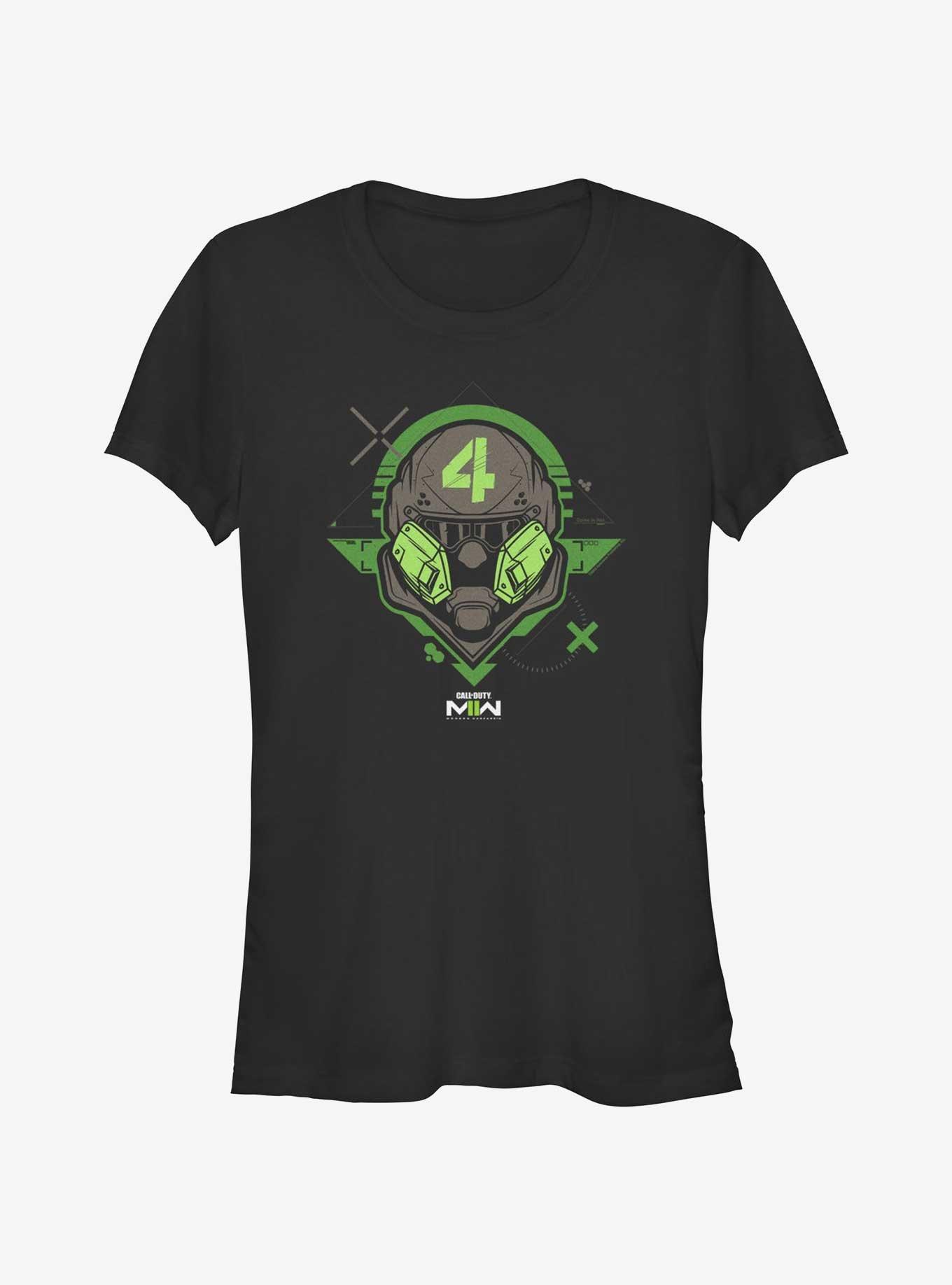 Call of Duty Tactical Helmet Girls T-Shirt, BLACK, hi-res