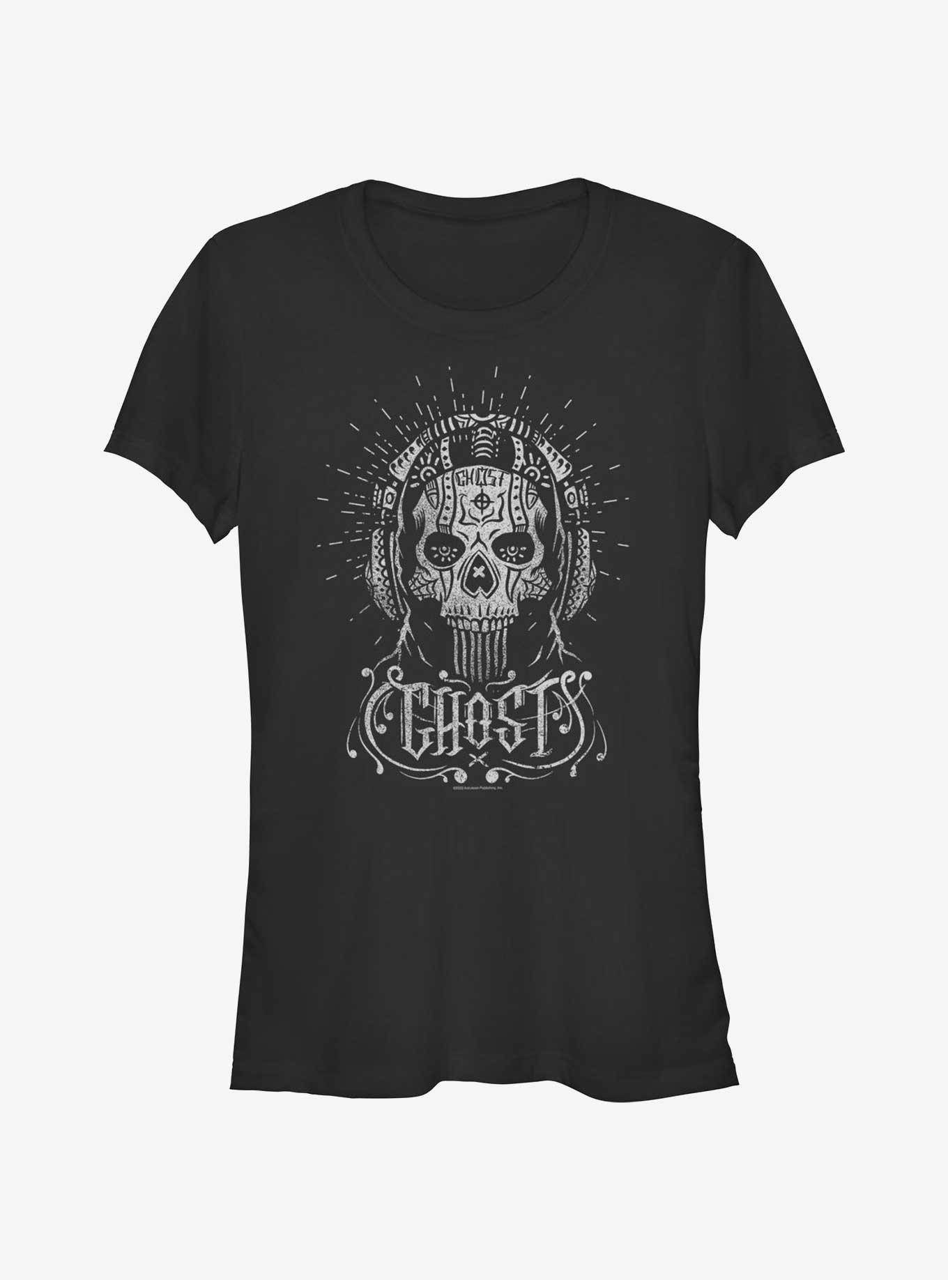 Call of Duty Ghost Sugar Skull Girls T-Shirt, BLACK, hi-res