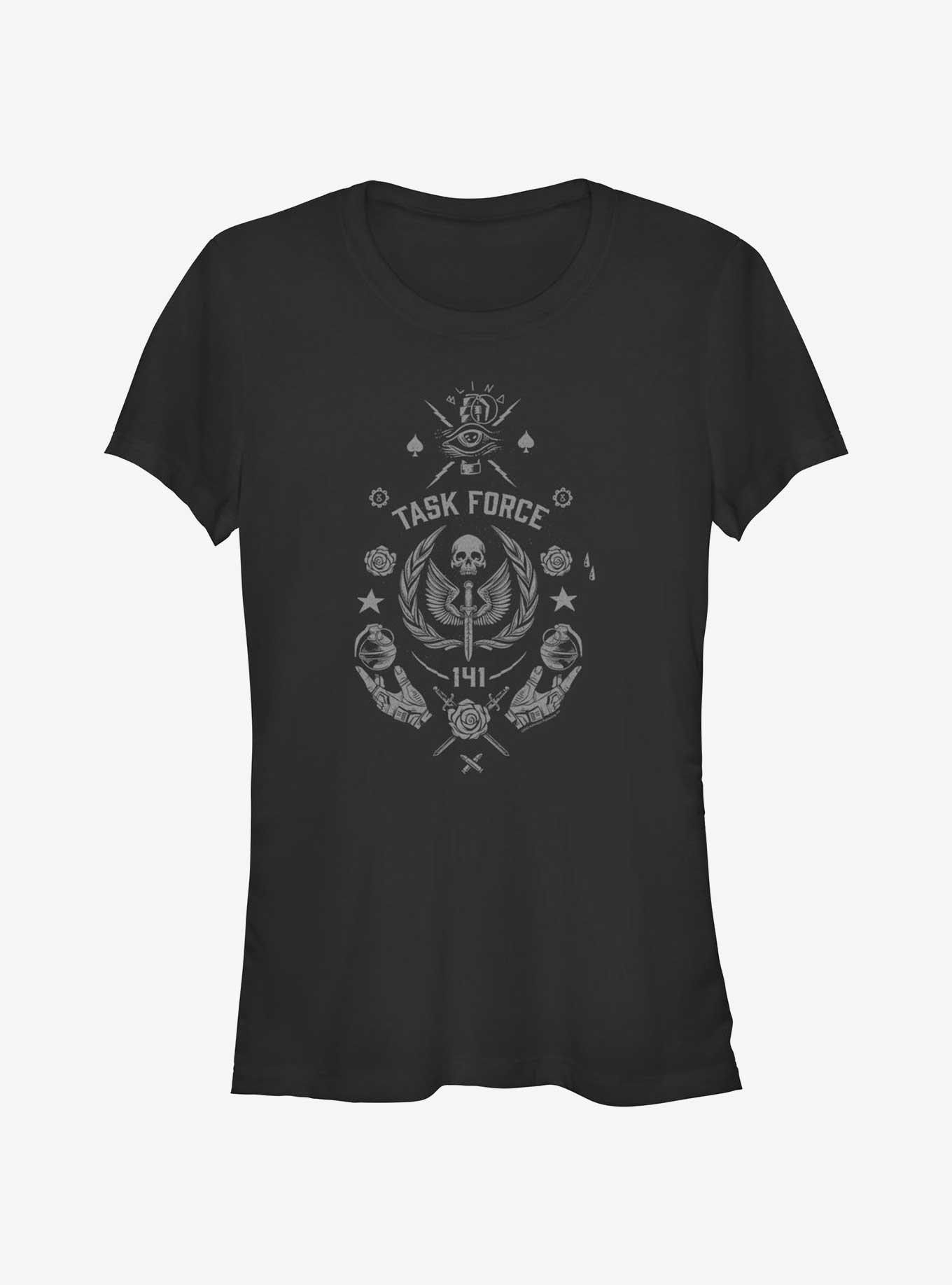 Call of Duty Task Force 141 Icon Girls T-Shirt, BLACK, hi-res