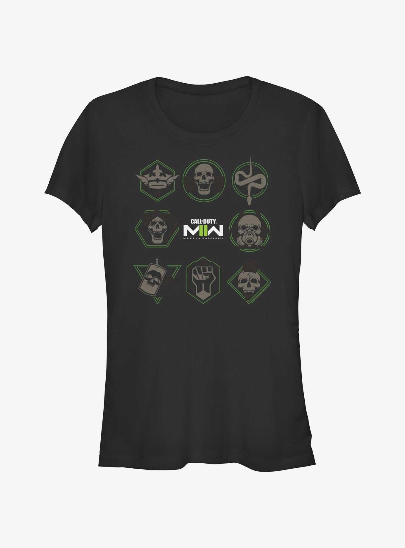 Call of Duty Perks Icon Box Girls T-Shirt, BLACK, hi-res