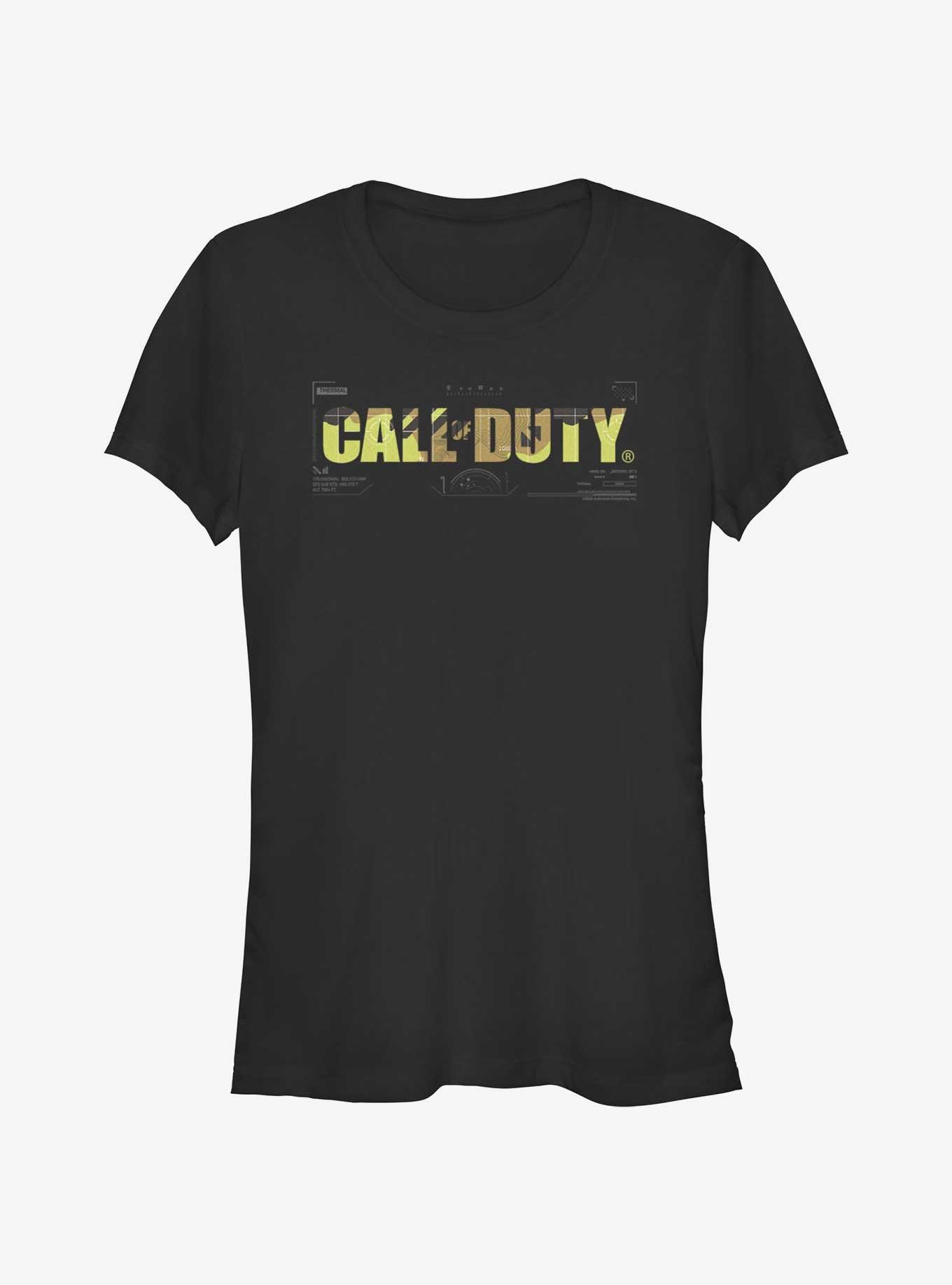 Call of Duty Tactical Camo Logo Girls T-Shirt, BLACK, hi-res