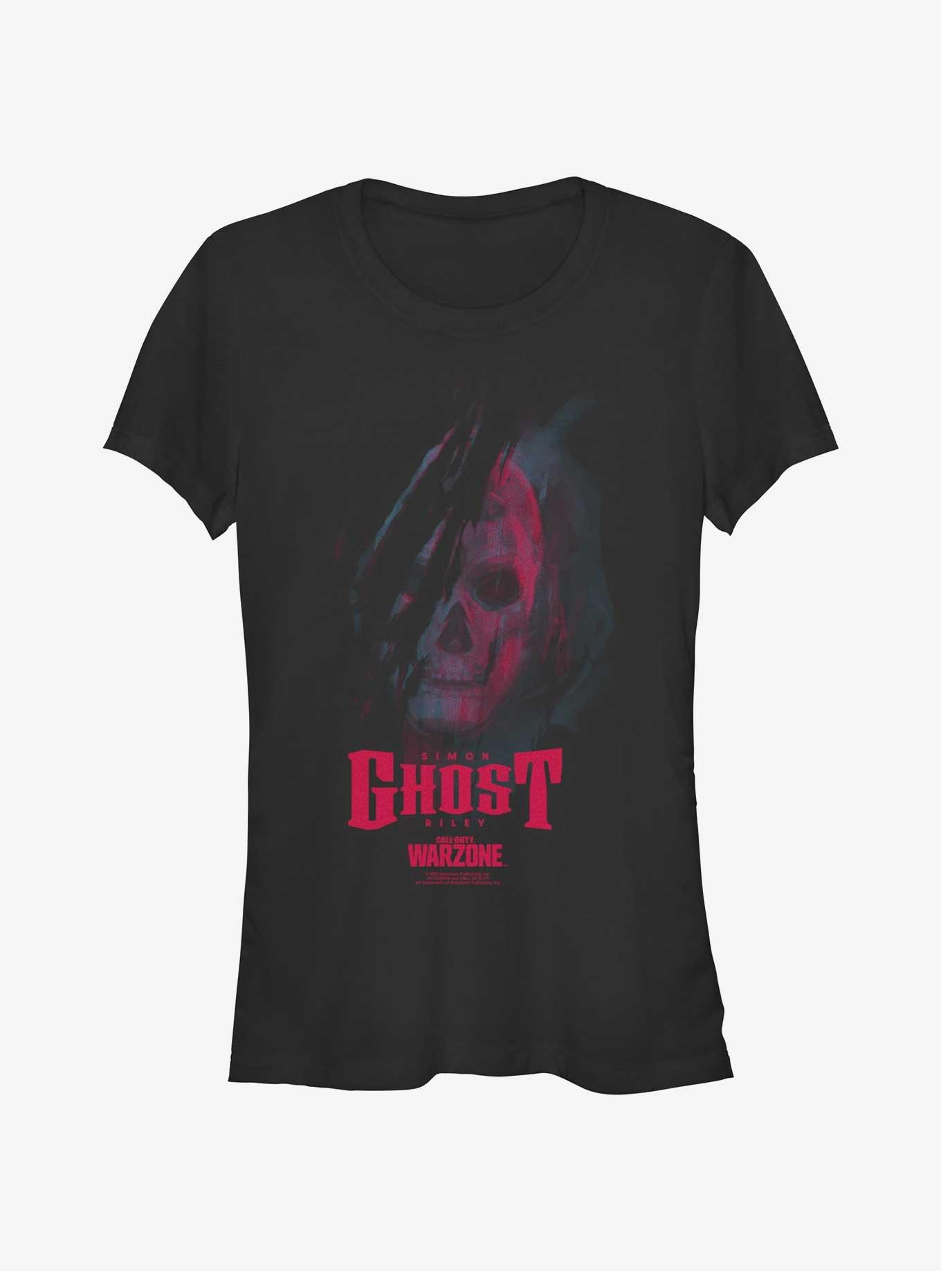 Call of Duty: Warzone Simon Ghost Riley Girls T-Shirt, BLACK, hi-res
