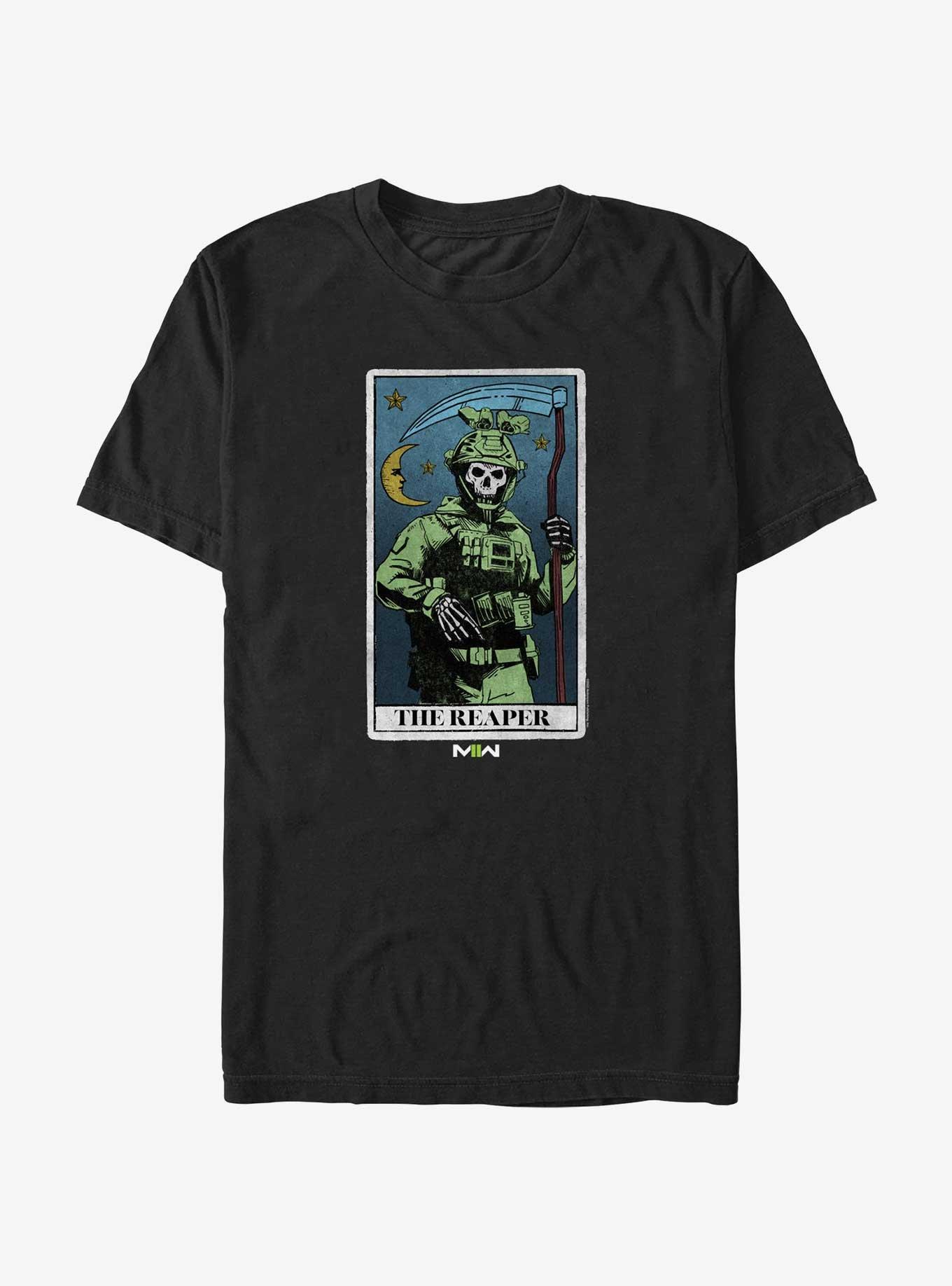 Call of Duty The Reaper Card T-Shirt, BLACK, hi-res