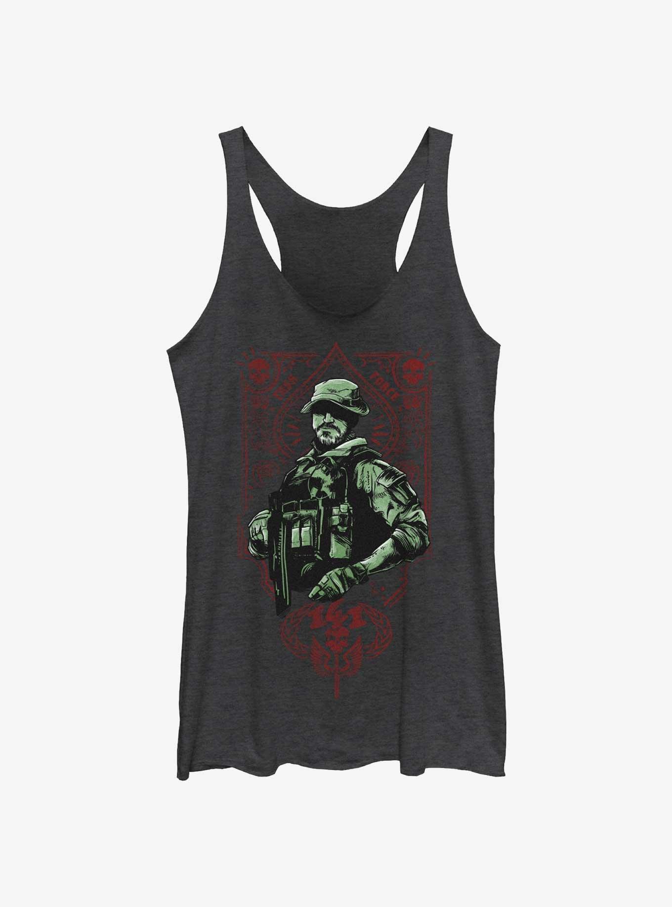 Call of Duty Cartel Price Girls Tank, BLK HTR, hi-res