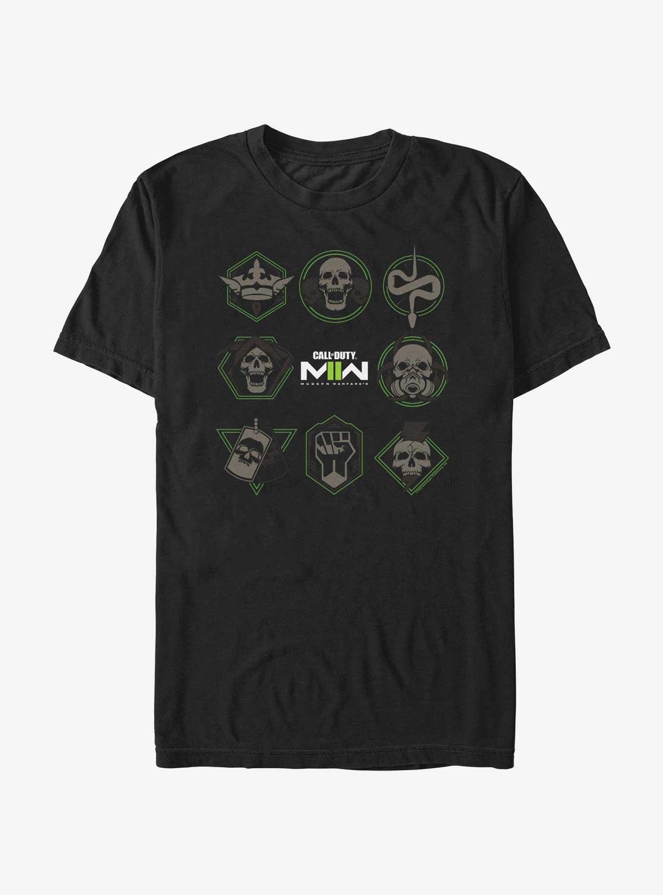 Call of Duty Perks Icon Box T-Shirt, BLACK, hi-res