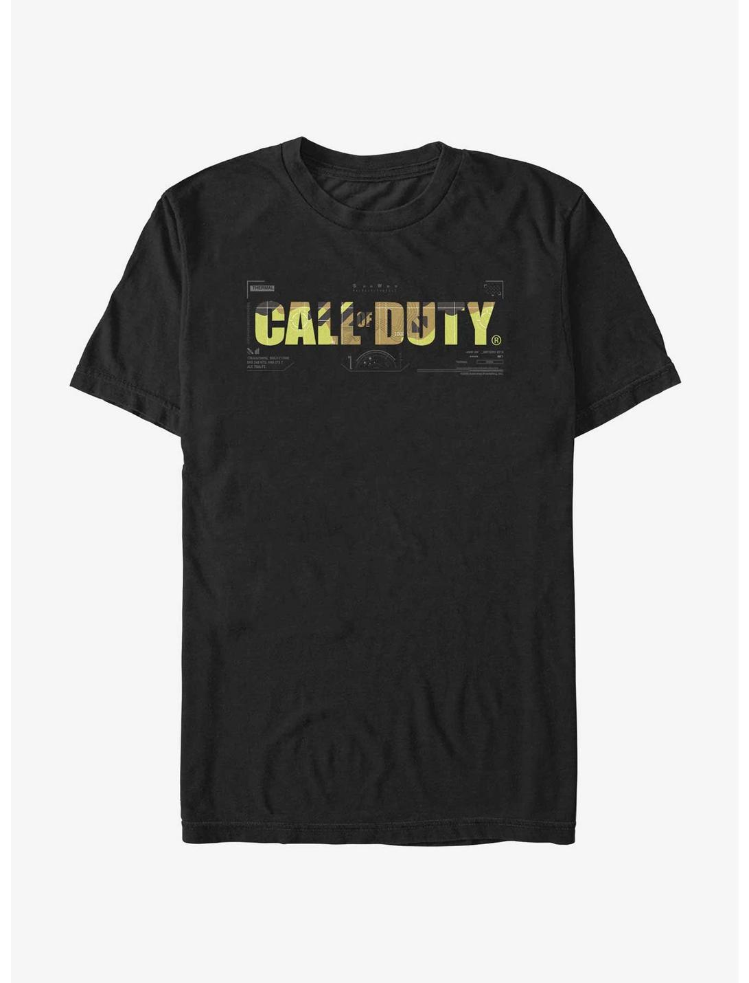 Call of Duty Tactical Camo Logo T-Shirt, BLACK, hi-res