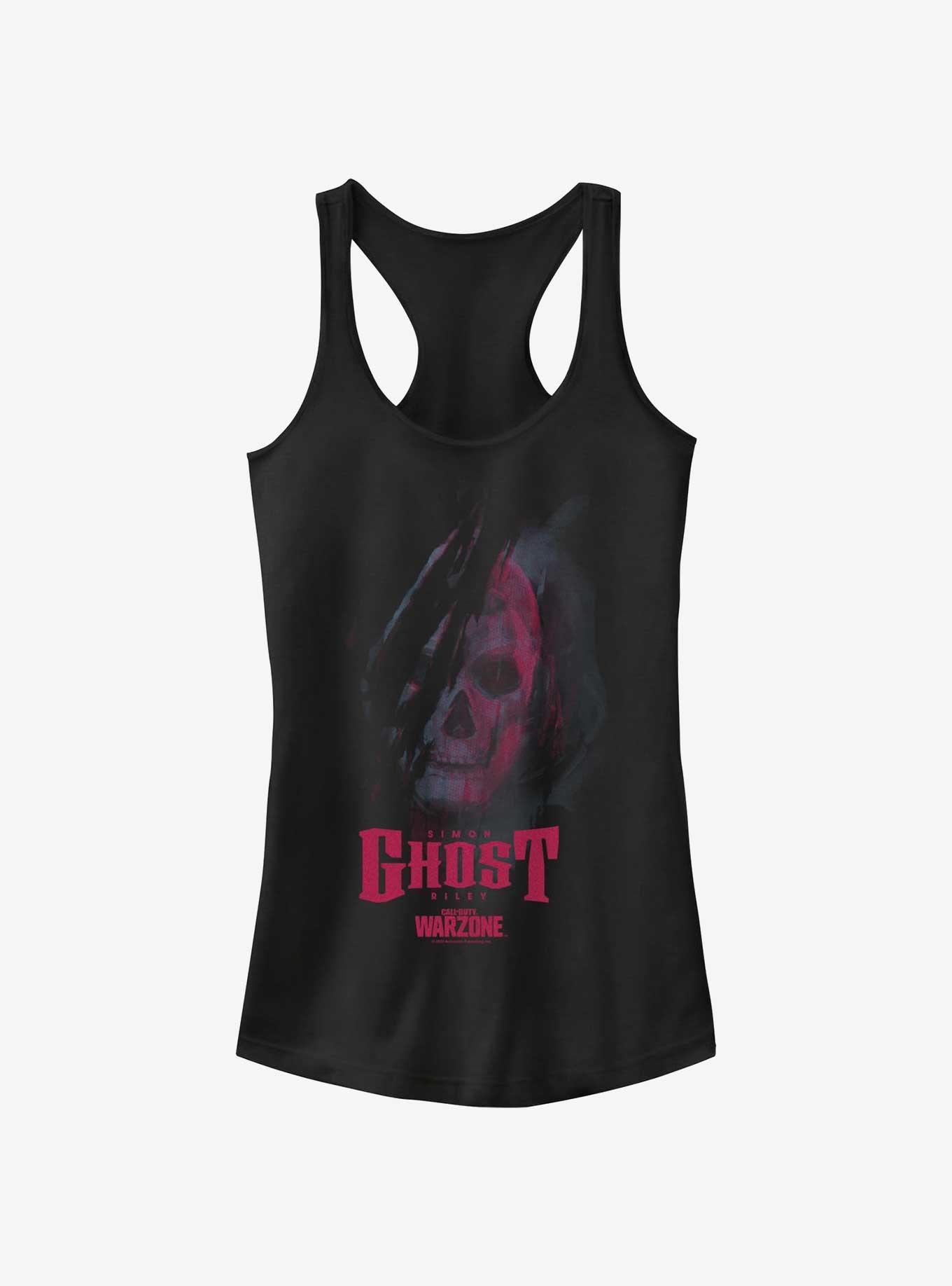 Call of Duty: Warzone Simon Ghost Riley Girls Tank, BLACK, hi-res