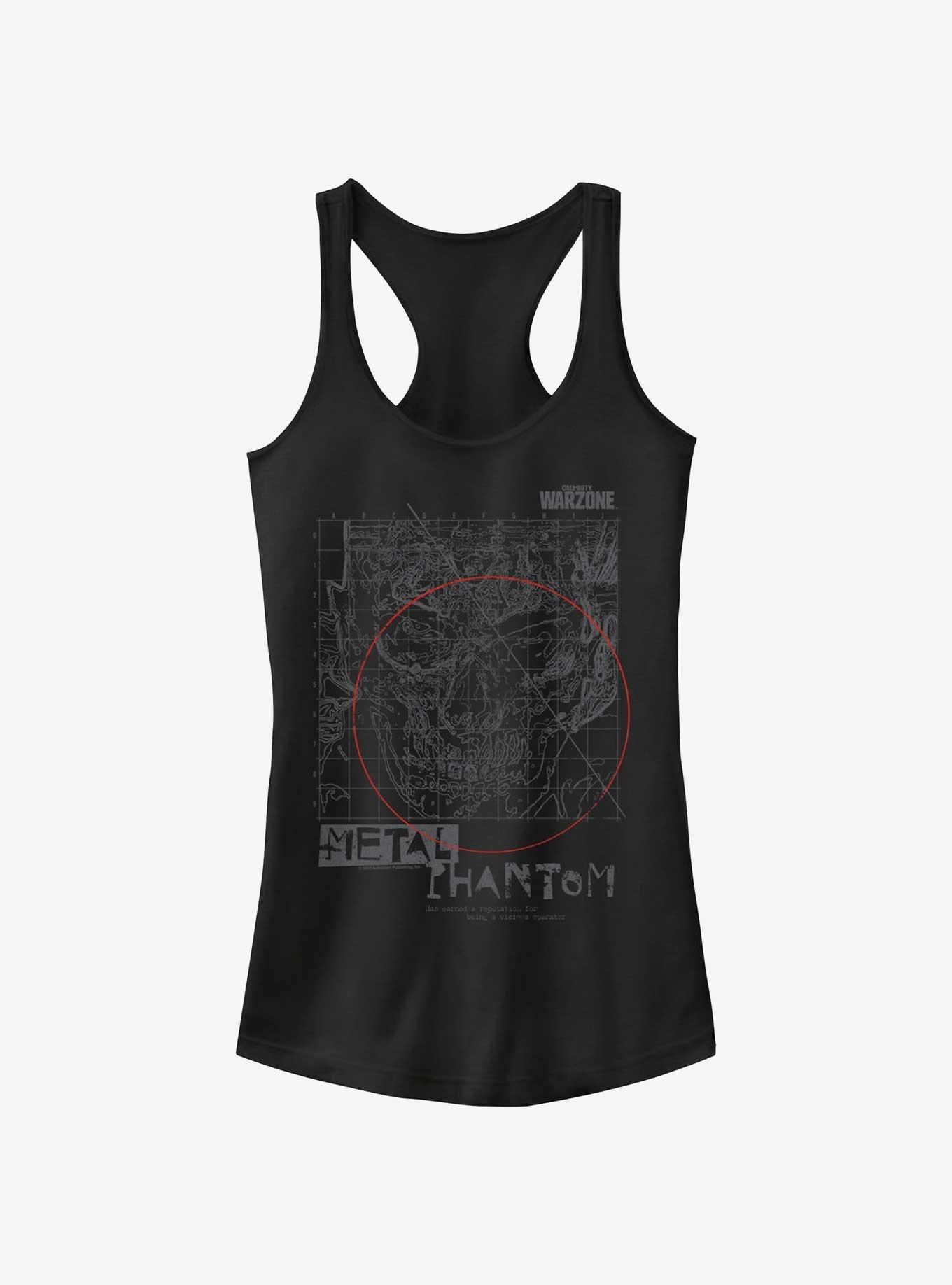 Call of Duty: Warzone Metal Phantom Girls Tank, BLACK, hi-res