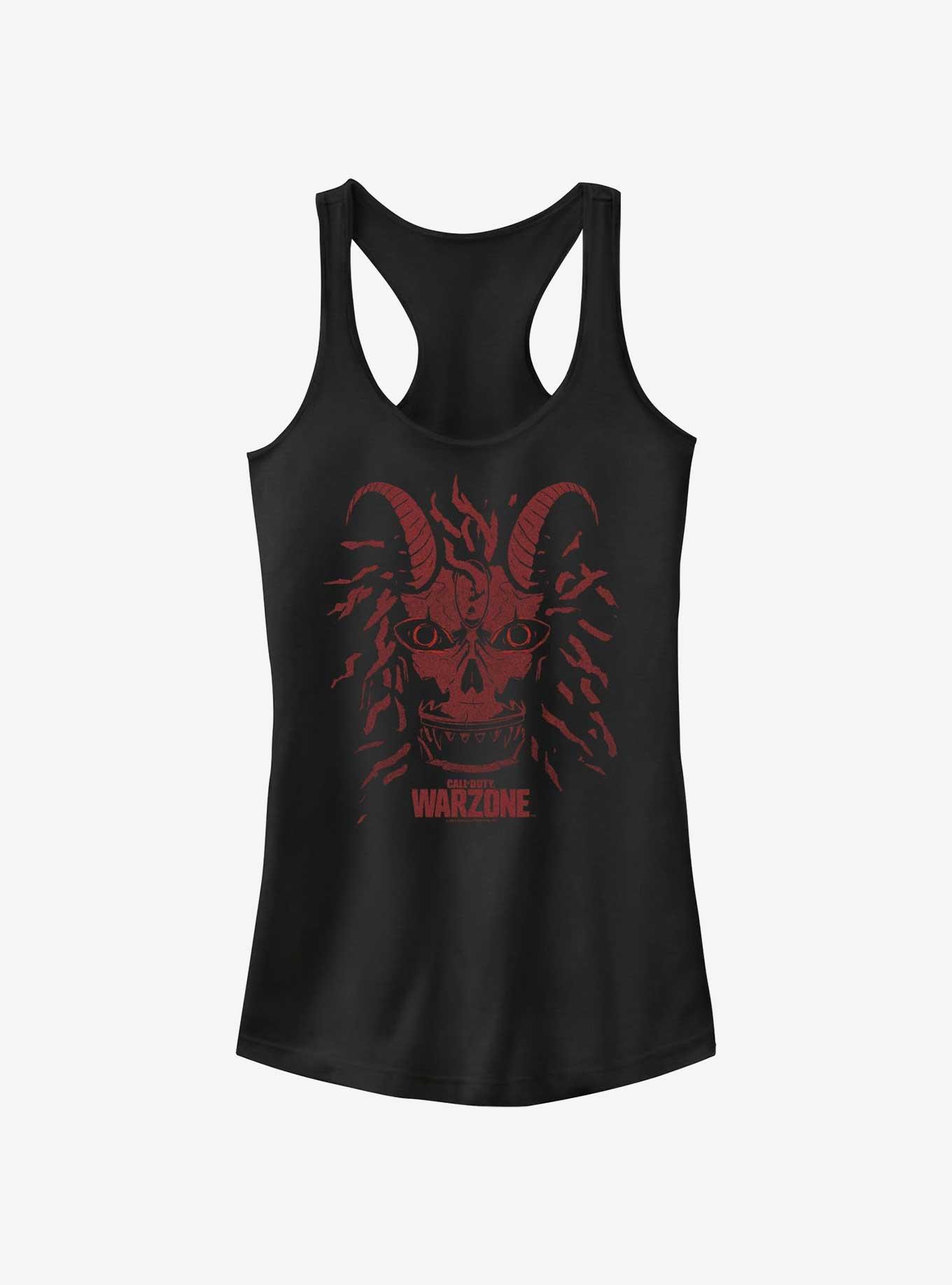 Call of Duty: Warzone Night Fang Red Mask Girls Tank, BLACK, hi-res