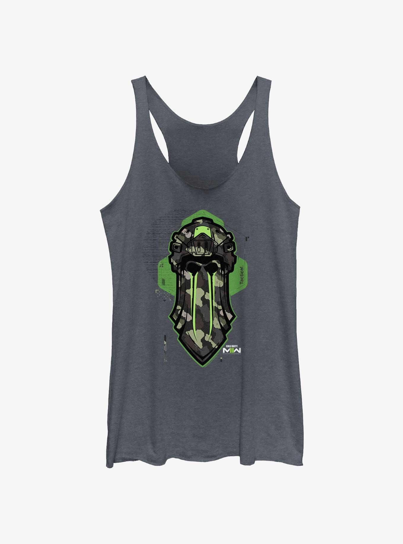 Call of Duty Camo Sniper Womens Tank Top, NAVY HTR, hi-res
