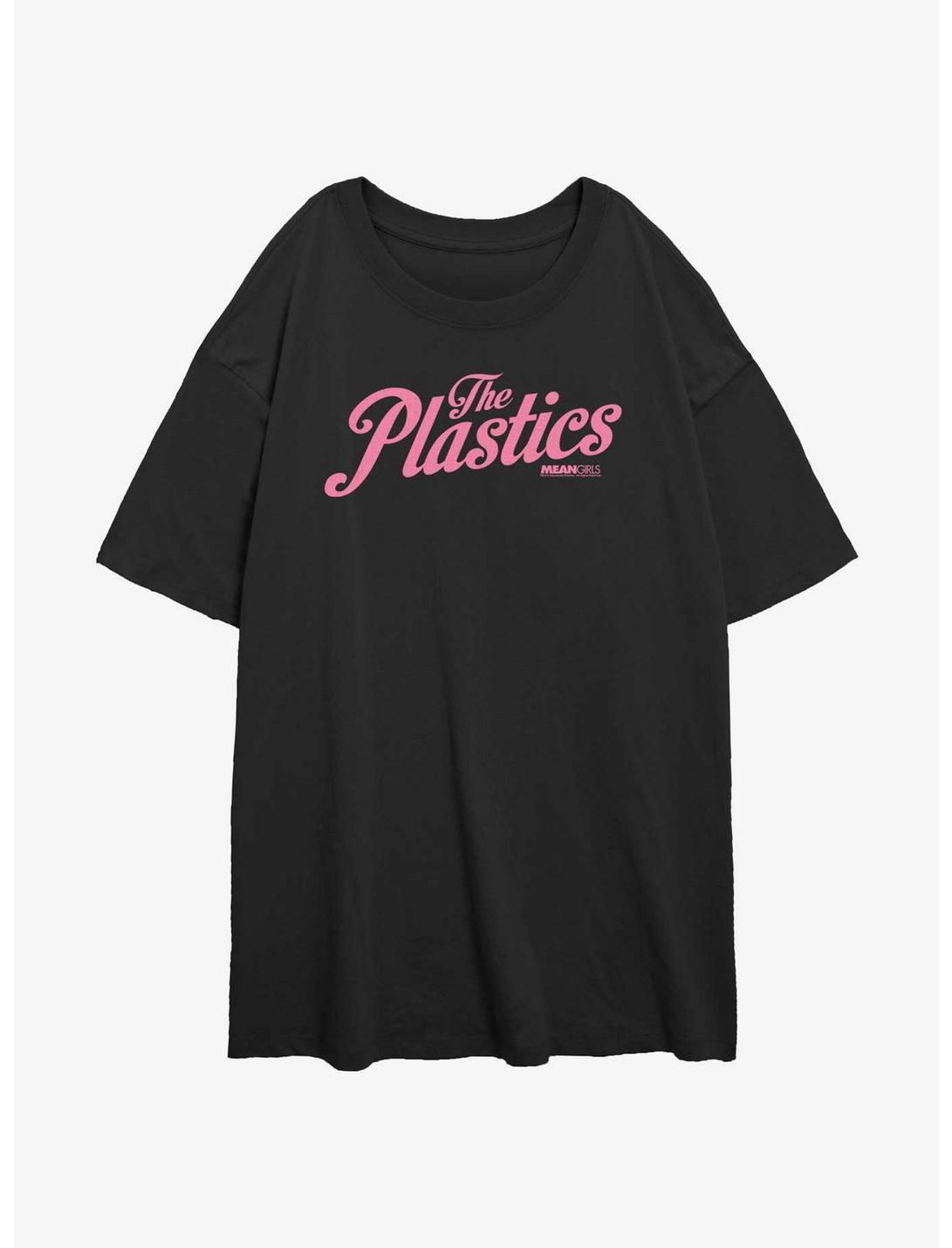 Mean Girls The Plastics Womens Oversized T-Shirt, BLACK, hi-res