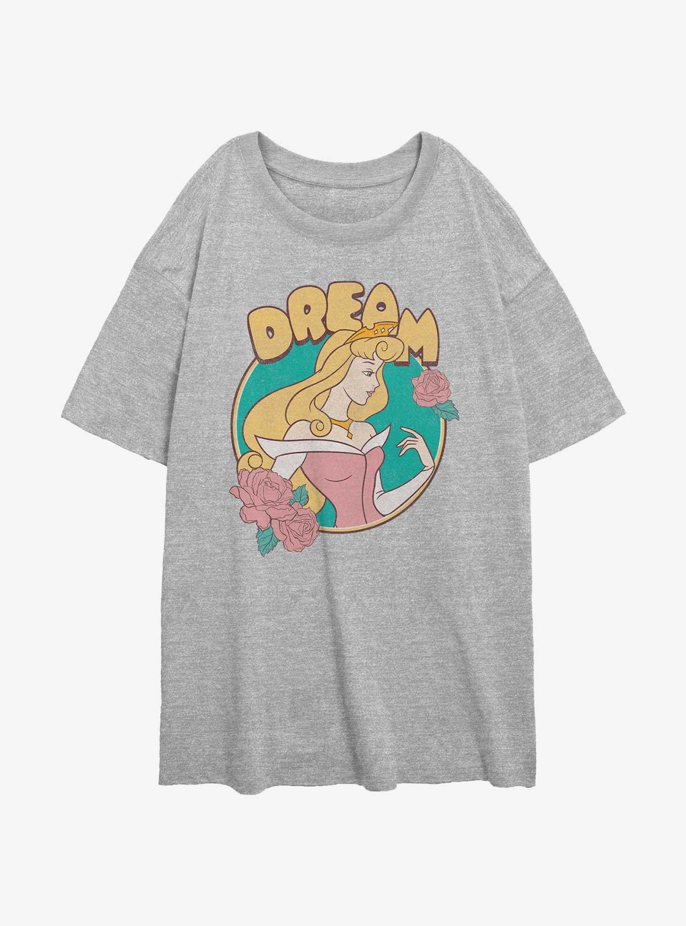 Disney Sleeping Beauty Dream Aurora Womens Oversized T-Shirt