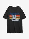 Disney Mickey Mouse Retro Squad Womens Oversized T-Shirt, BLACK, hi-res