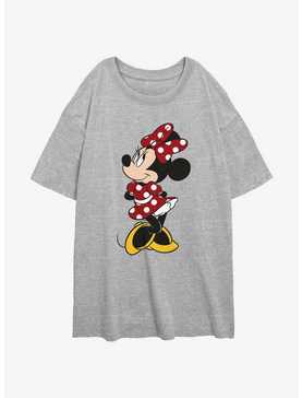 Disney Mickey Mouse Vintage Minnie Womens Oversized T-Shirt, , hi-res