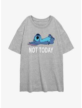 Disney Lilo & Stitch Not Today Womens Oversized T-Shirt, , hi-res
