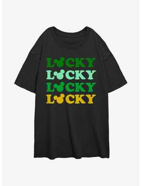 Disney Mickey Mouse Lucky Ears Womens Oversized T-Shirt, , hi-res