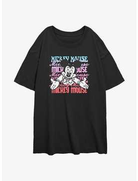 Disney Mickey Mouse Show Stopper Womens Oversized T-Shirt, , hi-res