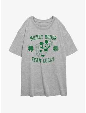 Disney Mickey Mouse Team Lucky Womens Oversized T-Shirt, , hi-res