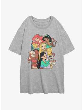 Disney Princesses Princess Pets Womens Oversized T-Shirt, , hi-res