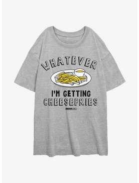 Mean Girls Get Cheese Fries Womens Oversized T-Shirt, , hi-res