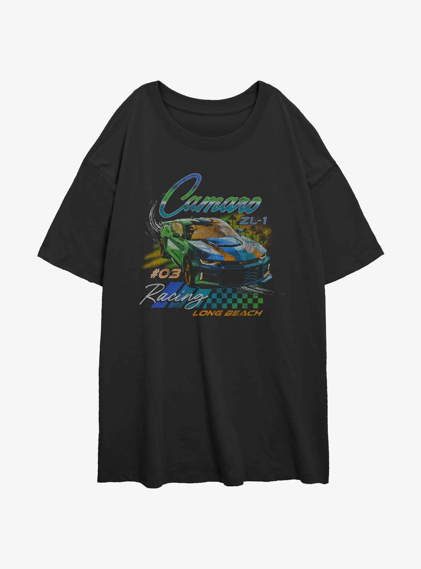 General Motors Camaro Racer Womens Oversized T-Shirt