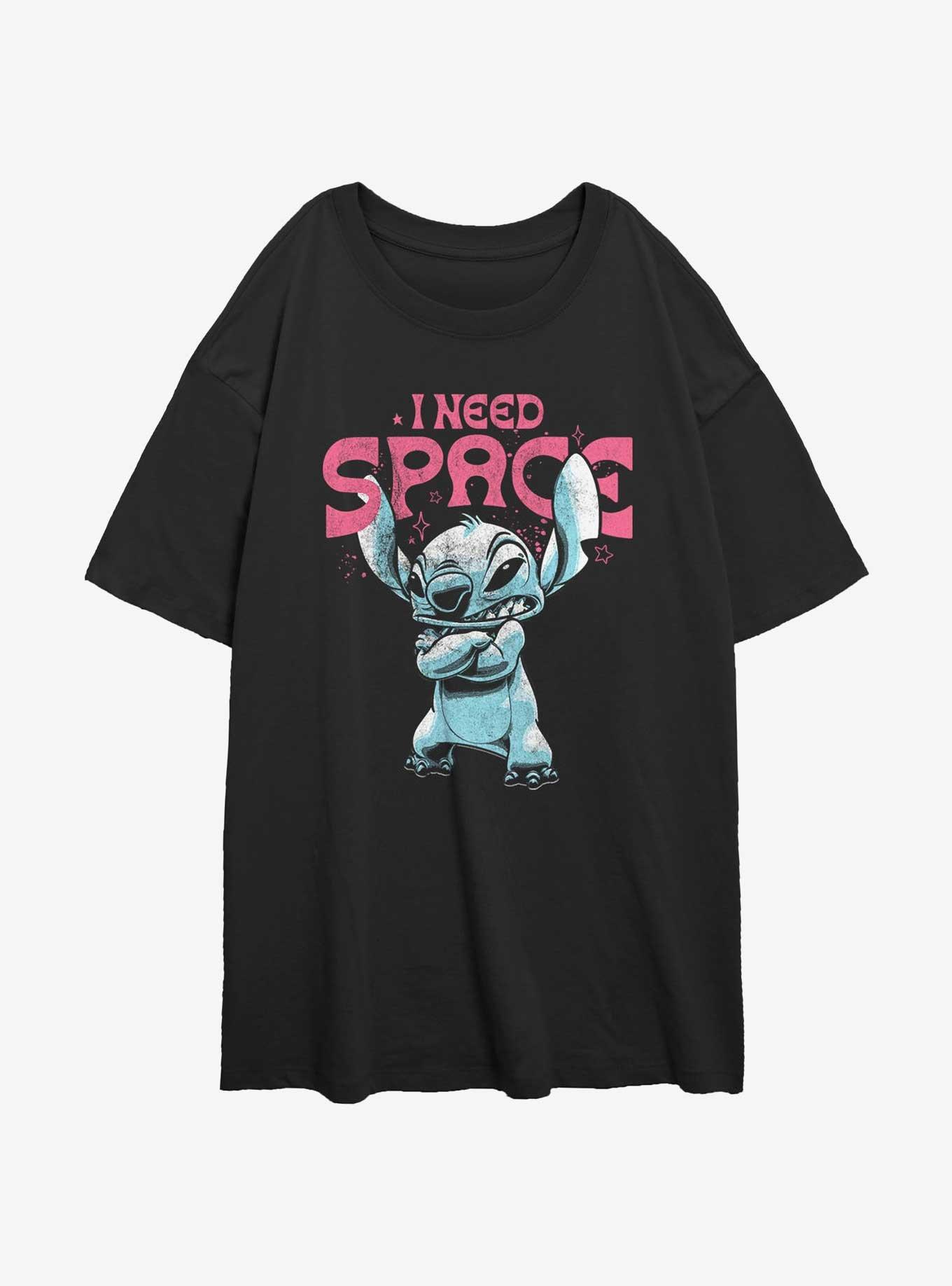 Disney Lilo & Stitch Gimme Space Womens Oversized T-Shirt