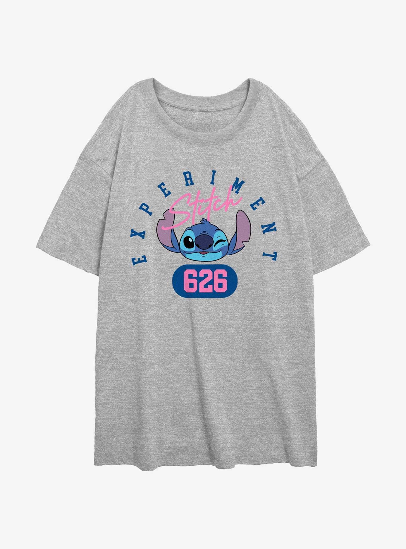 Disney Lilo & Stitch Experiment 626 Womens Oversized T-Shirt