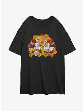 Disney Mickey Mouse Love Bloom Womens Oversized T-Shirt, , hi-res