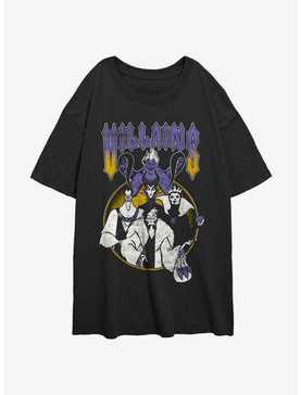 Disney Villains Metal Villains Womens Oversized T-Shirt, , hi-res