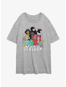 Disney Princesses Dreams In Bloom Womens Oversized T-Shirt, , hi-res